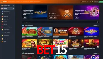 Biblioteca de slots populares na bet15